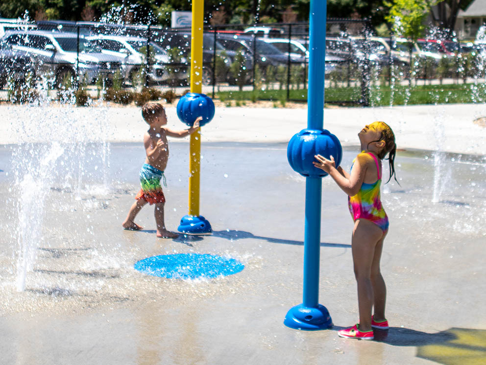 Children playing. 